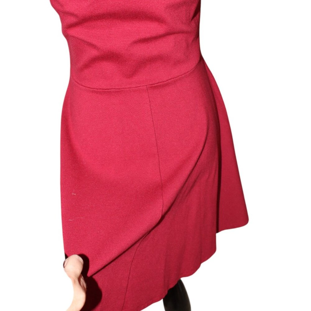 Monteau Swing Wine Scalloped Neck Spaghetti Strap Knit Small S EUC - Picture 13 of 13